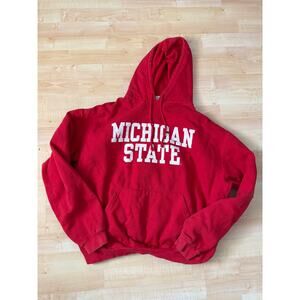 Vintage Steve & Barry's University sportswear Michigan State hoodie in red
